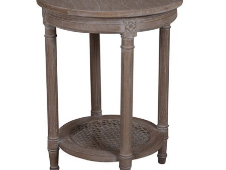 Polo Occasional Round Table Oak Wash Online