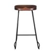 Artiss 2x Bar Stools Tractor Seat 75cm Black Online Hot Sale