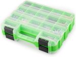 SWANLAKE Small Parts Organizer, 34-Compartments Double Side Storage Box with Removable Dividers, Tools Box Screw Organizer For Nuts, Bolts, Screws, Nails, Small Hardware Online Sale