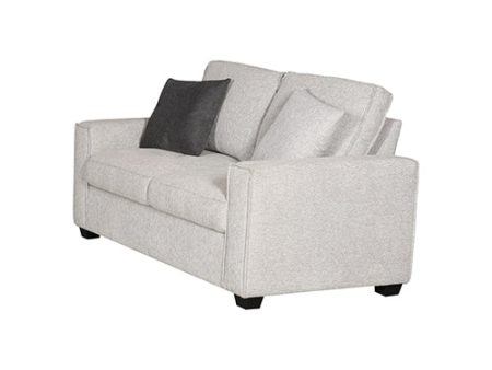 Milano 2 Seater Sofa Set Polyester Fabric Multilayer Two Pillows Attached Individual Pocket Spring Online