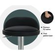 Artiss 4x Bar Stools PU Leather Gas Lift Black Discount