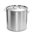 SOGA Stock Pot 98Lt Top Grade Thick Stainless Steel Stockpot 50CM 18 10 Discount