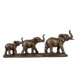 Elephant Family of 3 Statue Fashion