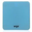 SOGA 180kg Digital Fitness Weight Bathroom Gym Body Glass LCD Electronic Scales Blue Online