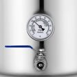 SOGA Stainless Steel 33L No Lid Brewery Pot With Beer Valve 35*35cm Fashion