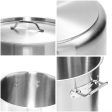 SOGA Stock Pot Top Grade Thick Stainless Steel Stockpot 18 10 Cheap