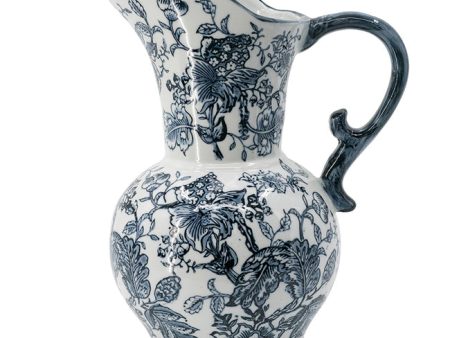 Chinoiserie Decorative Jug 31cmh. Old World elegance to the chinoiserie pattern Online Sale