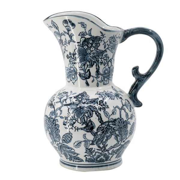 Chinoiserie Decorative Jug 31cmh. Old World elegance to the chinoiserie pattern Online Sale