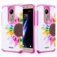 T-mobile REVVL Plus, Coolpad REVVL+ Plus Case, Slim Dual Layered Shock Resistant Hybrid Cover - Vivid Sunflower Hot on Sale