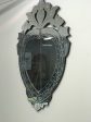 Heart Shaped Venetian Mirror Beautiful and Large 94x63cms For Discount