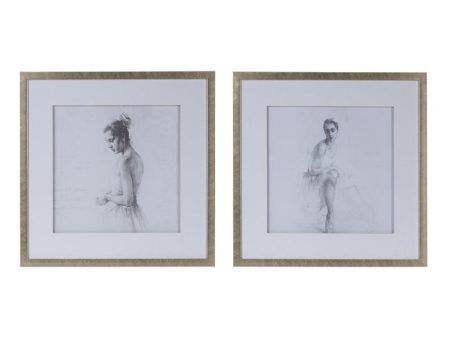 Set of 2 Ballerina Framed Prints on Sale