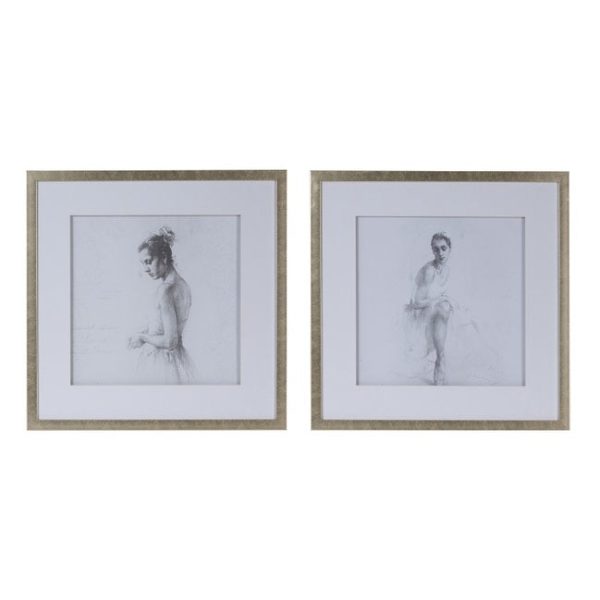 Set of 2 Ballerina Framed Prints on Sale