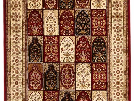 Sydney 4 Red Ivory Runner Rug by Rug Culture - 300X80CM - RUNNER Cheap