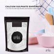 1Kg Calcium Sulphate Gypsum Powder -  Food Grade Hydrous Sulfate Fashion