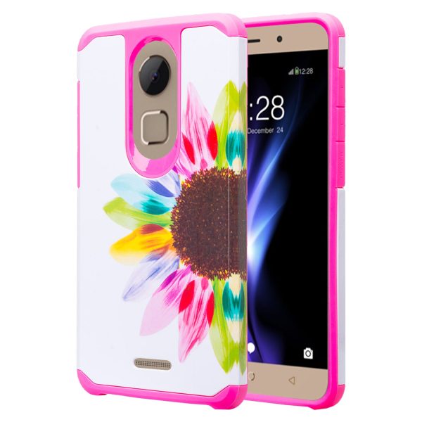 T-mobile REVVL+ Plus Case, Coolpad REVVL Plus Case, Slim Hybrid Dual Layer [Shock Resistant] Case Cover for Coolpad REVVL Plus - Vivid Sunflower Online Hot Sale