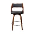 Artiss 2x Bar Stools Swivel Leather Chair 65cm on Sale