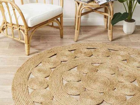 Atrium Pilu Natural By Rug Culture - 240X240CM - ROUND Online now