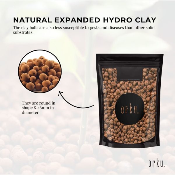 1L Hydro Clay Balls - Natural Premium Hydroponic Expanded Plant Growing Medium Online