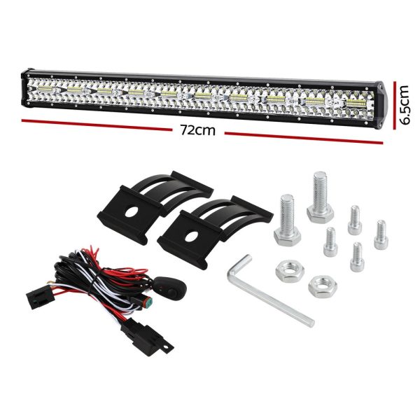 Giantz LED Driving Light 28 Inch Flood Spot Light Bar Driving Lamp Offroad Truck Online