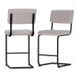 Artiss 2x Bar Stools Velvet Chairs Fashion