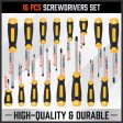 57-Piece Magnetic Screwdriver Set Slotted Phillips Bit Hex Pozidriv Torx Key Bit Online