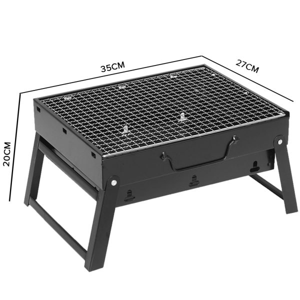 SOGA Portable Mini Folding Thick Box-type Charcoal Grill for Outdoor BBQ Camping Online now