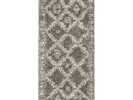 Saffron 33 Grey Runner by Rug Culture - 400X80CM - RUNNER Online now