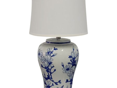 Jonquil Table Lamp 71cmh stunning blue & white ceramic Online Hot Sale