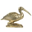 Crane kneeling Statue 18cm Lavish gold finish and subtle texture for a timelessly elegant look. For Sale