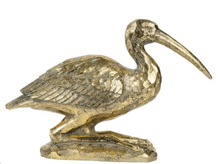 Crane kneeling Statue 18cm Lavish gold finish and subtle texture for a timelessly elegant look. For Sale