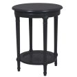 Polo Occasional Round Table Black.  Perfect for a range of interiors & rooms is this occasional side table in black Sale