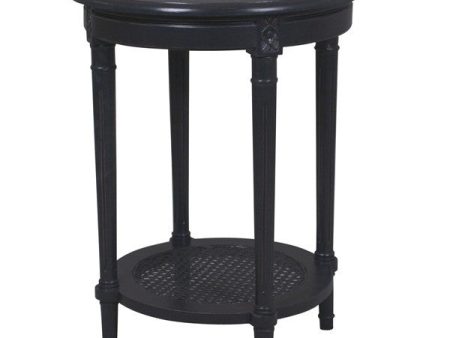 Polo Occasional Round Table Black.  Perfect for a range of interiors & rooms is this occasional side table in black Sale