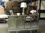 Mirrored Sideboard w 4 doors, 2 small drawers & 1 long drawer Online