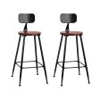 Artiss 2x Bar Stools Vintage Metal Chairs Online Hot Sale