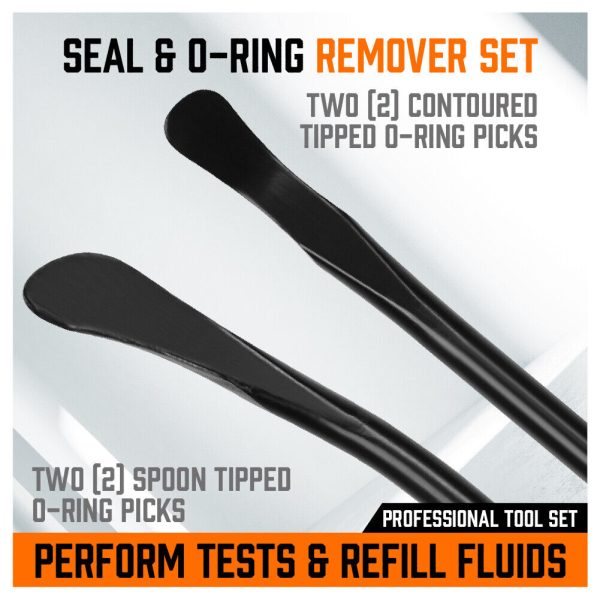 4Pc Seal & O-Ring Removal Set Spoon Tip Removing Heavy Grip Handle Auto Tools Fashion