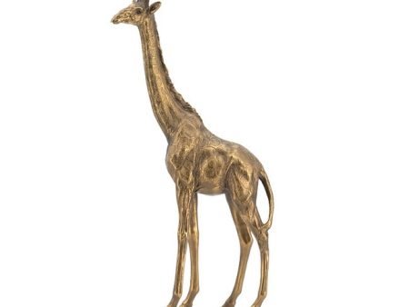 Giraffe Statue 29cm.  Ideal for displaying on a console, side table, or a shelf, this statuette pairs beautifully with other decor Discount