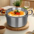 SOGA Stainless Steel Casserole With Lid Induction Cookware 30cm Cheap