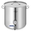 SOGA Stainless Steel Brewery Pot 130L With Beer Valve 55*55cm Cheap