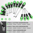 SWANLAKE 86PCS Magnetic Screwdriver Set,Includes Slotted Phillips Torx Mini Precision Screwdriver, Replaceable Screwdriver Bits and nut drivers With Sturdy tool box Online