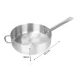 SOGA 26cm Stainless Steel Saucepan With Lid Induction Cookware With Triple Ply Base For Sale