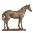 Horse Statue in Rustic Gold Finish 18cmh For Cheap