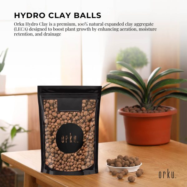 1L Hydro Clay Balls - Natural Premium Hydroponic Expanded Plant Growing Medium Online