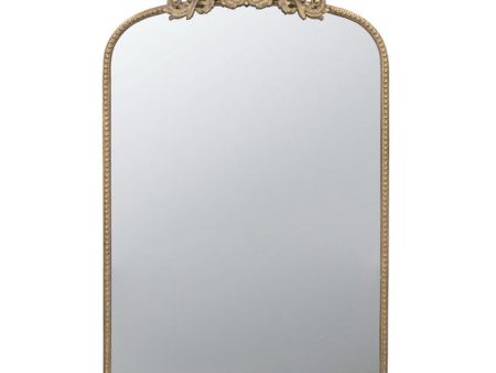 Baroque Tall Gold Wall Mirror. Modern take on baroque detailing and elegant gold framing Online now