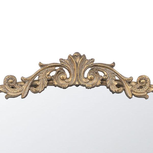 Baroque Tall Gold Wall Mirror. Modern take on baroque detailing and elegant gold framing Online now