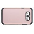 Samsung Galaxy J7 (Boost Mobile,Virgin,MetroPcs,T-Mobile) Dual Layered Slim Hybrid Case - Rose Gold on Sale