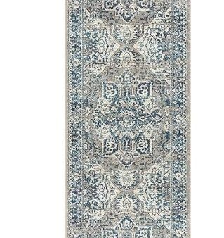 Babylon 207 Blue Runner by Rug Culture-300X80CM - RUNNER Sale