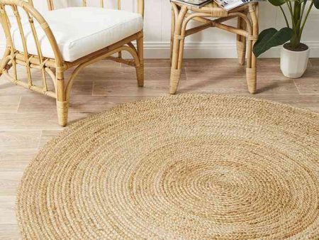 Atrium Polo Natural By Rug Culture - 120X120cm ROUND Hot on Sale