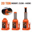 20 Ton (40000lb) Air Hydraulic Bottle Jack Pneumatic Heavy Duty Truck Repair For Cheap