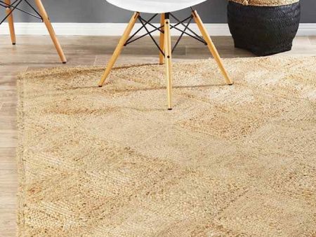 Atrium Hatch Natural By Rug Culture - 270X180CM - RECTANGLE For Sale