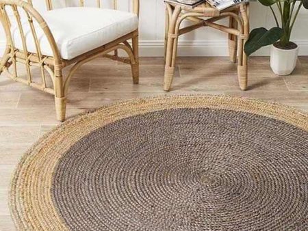 Atrium Polo Charcoal Round By Rug Culture - 120X120cm ROUND Supply